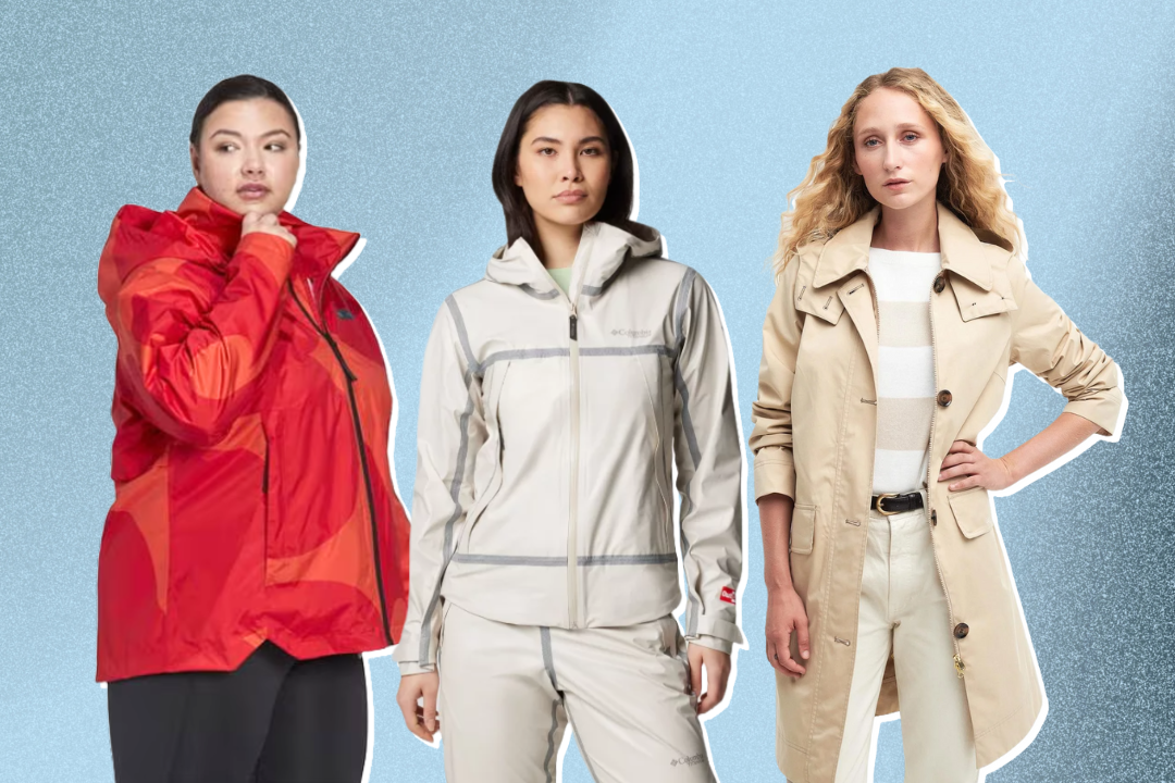 The jackets were tested for comfort, style, design and, of course, how well they coped in the rain